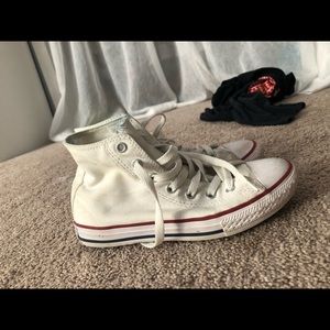 White Converse All Star shoes
